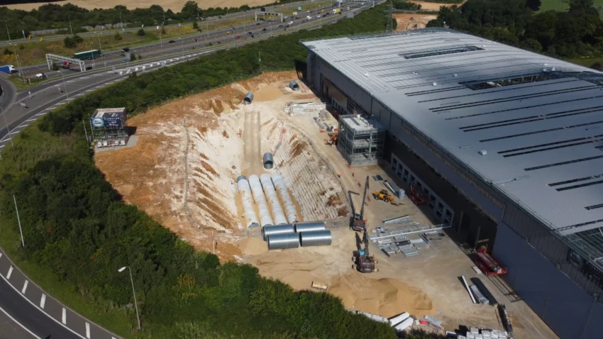 Solution complexe de bassin d’infiltration en profondeur et à grand volume