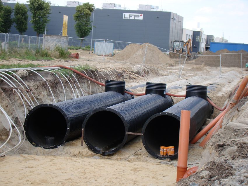 Reconstruction de la rue Fabryczna à Leszno, Pologne