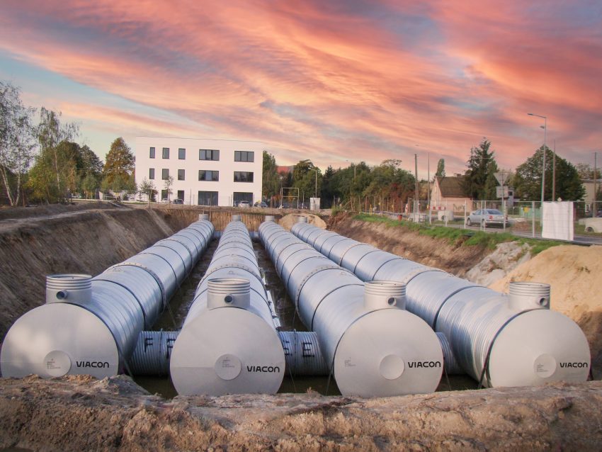 Bassins de rétention en Pologne